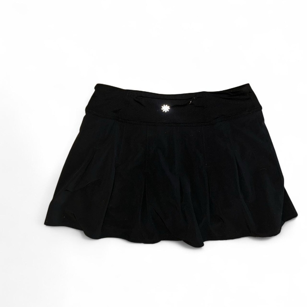 Athleta get goin black tennis skirt with built-in shorts Size S - Picture 5 of 5
